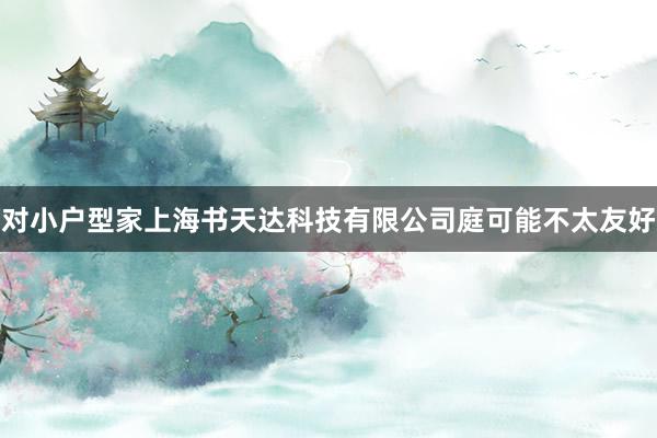 对小户型家上海书天达科技有限公司庭可能不太友好